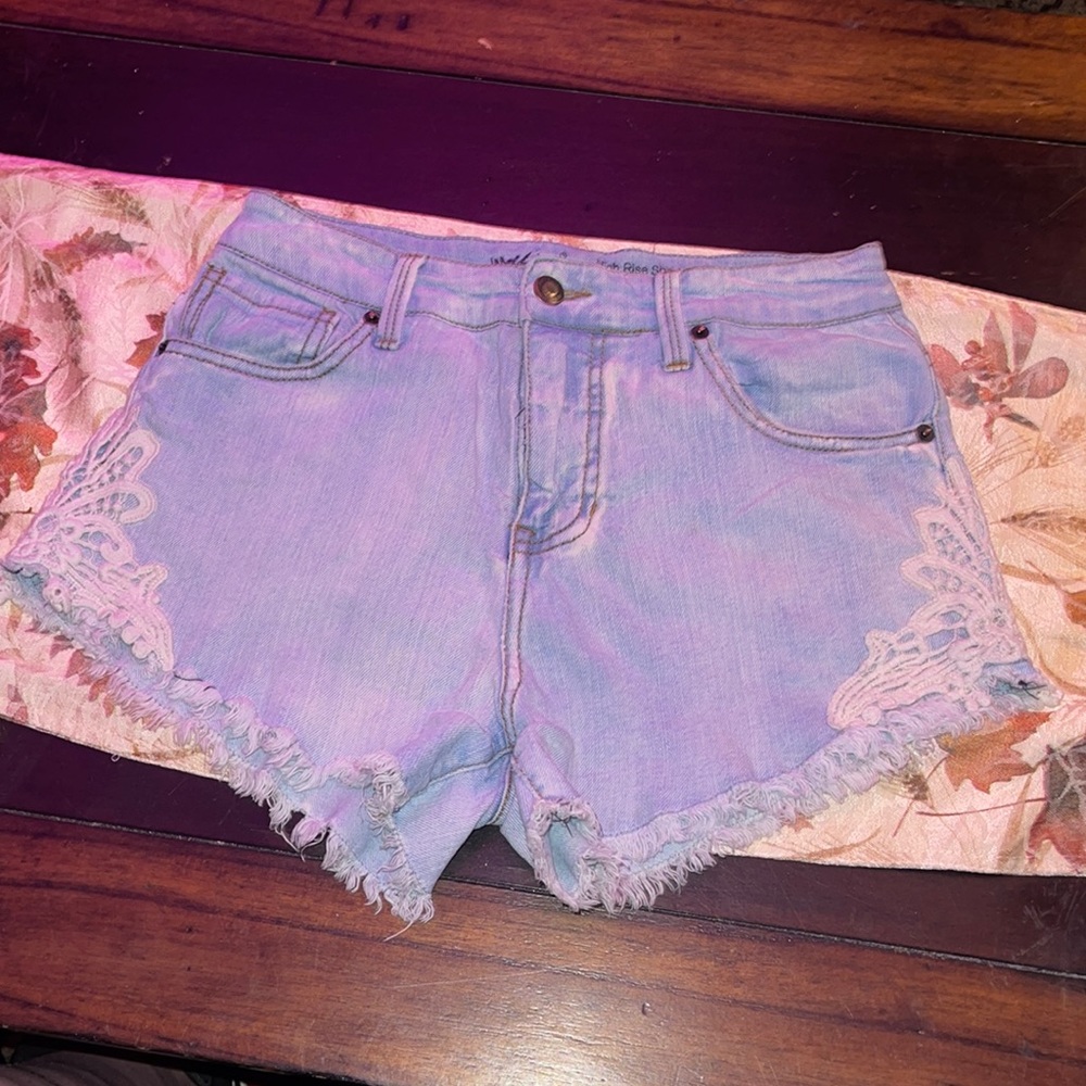 Mossimo Denim high rise short shorts